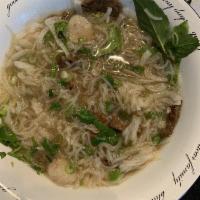 Fabulous Pho Soup · Traditional Vietnamese noodle soup: fresh rice noodle, non-GMO soy proteins, non-GMO tofu, o...
