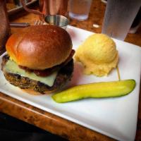 Sweetwater Burger · 7 oz. fresh USDA Prime beef patty baby swiss, applewood-smoked bacon, avocado, red leaf lett...