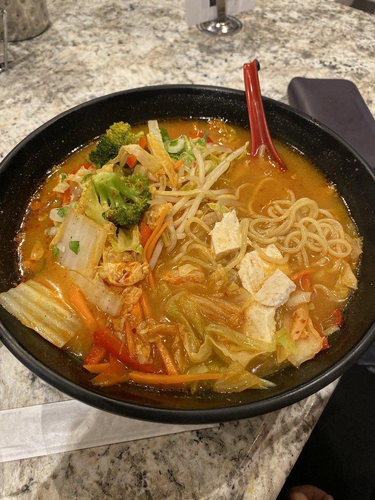 Spicy Miso Vegetarian Ramen · 