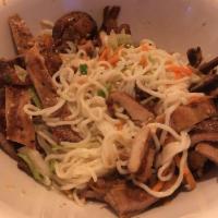 Meat Trio on Noodle · 