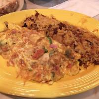 Western Omelette · Ham, onions and peppers.