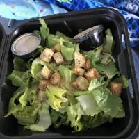Caesar Salad · Romaine, croutons and Parmigiana.