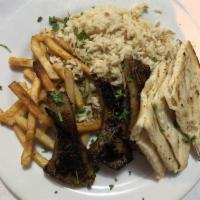 Lamb Chops · 3 New Zealand lamb chops marinated in olive oil, garlic, oregano and house spices. Includes ...