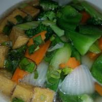 Tofu and Vegetable Pho · 
