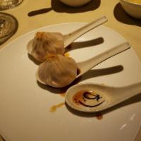 Crab Meat with Pork Shanghai Soup Dumplings · 