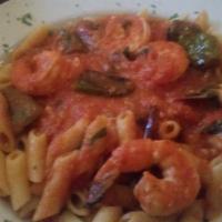 Penne Fra Diavolo · Tossed in our spicy marinara. 
