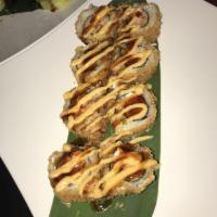 Las Vegas Roll · Spicy tuna, crab meat, cream cheese breaded and deep-fried.