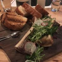Marrow Bones · Herb salad, shallot jam. Allow 20 minutes.