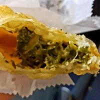 Spinach and Cheese Empanada · 