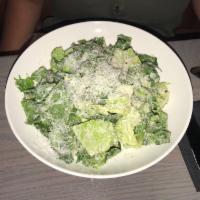 Caesar Salad · Romaine, focaccia croutons, garlic Caesar dressing.