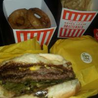 Gren Chile Double Patty Burger · 