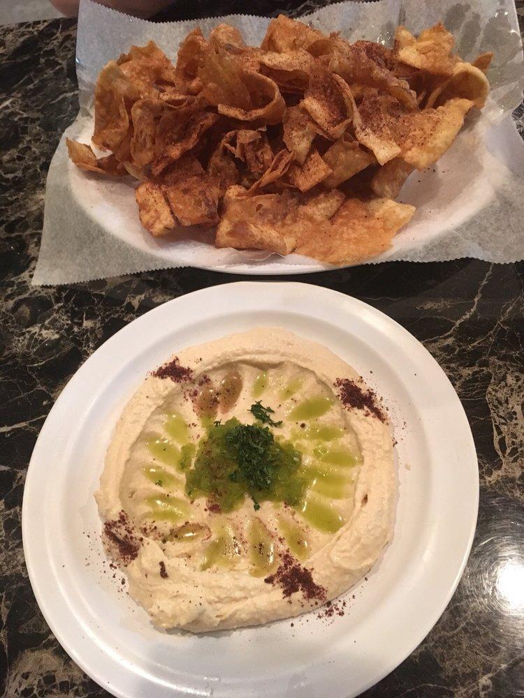 Hummus and Pita Chips · 