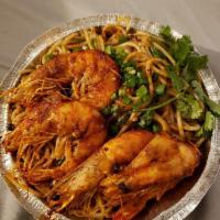 Garlic Noodle · Stir fried noodles in a flavorful house garlic sauce with your choice of protein