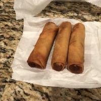 3 Spring Roll · Crispy spring rolls stuffed with delicious vegetable mix.