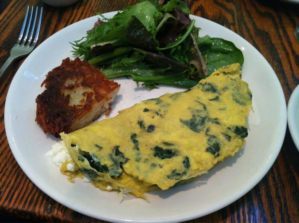Spinach and Feta Omelette · 