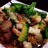 Canton Style Pan-fried Noodles · 