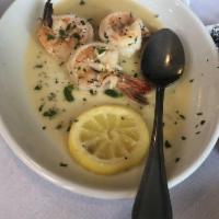 Shrimp Scampi · Sauteed in lemon butter, garlic and dry white wine.