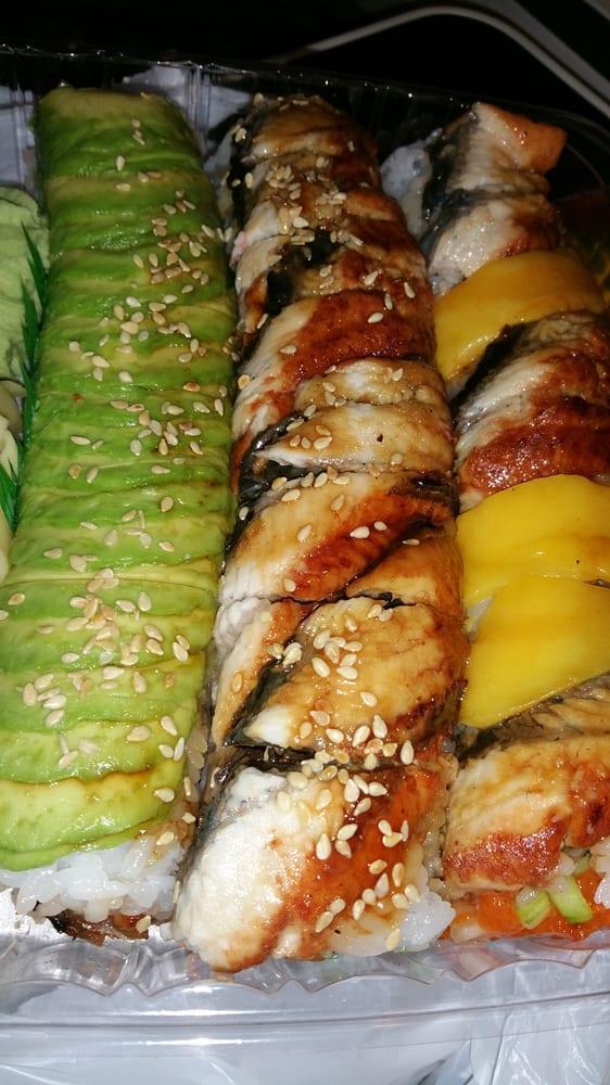 Dragon Roll · Hot. Spicy tuna, unagi, avocado and sweet sauce.