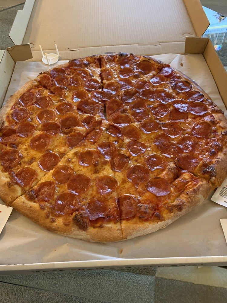 Pepperoni Pizza · All-natural mozzarella, homemade tomato sauce, and imported pepperoni.