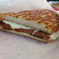 Grilled Linguica and Cheese Sandwich · 