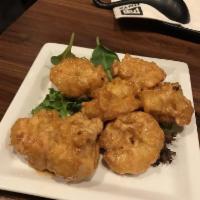 Spicy Creamy Shrimp Tempura Plate · Crispy shrimp tempura tossed in Jinny's original spicy mayonnaise done in the classic ebi ma...