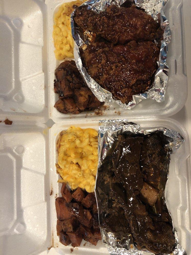Beef Ribs Dinner · Includes 2 sides.