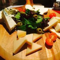 Italian Cheese Platter with Honey · 