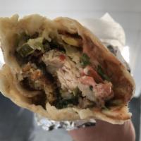 Combo Wrap · Combine any 2 different items from the following into 1 wrap (falafel, dolma, chicken Kabob,...