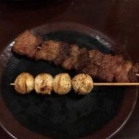 Pork Belly Yakitori · 