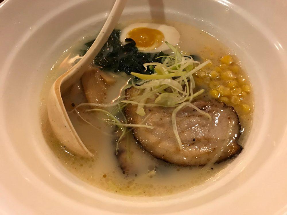 Kakuni Ramen · Ramen noodles with pork belly in soup.