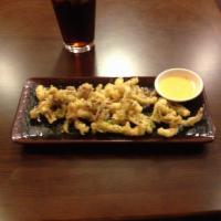 Fried Calamari · Deep fried squid seasoned with seaweed powder.