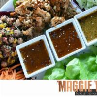 Thai Lettuce Wraps · Your choice of all-natural free-range chicken, panko fried avocado, grilled steak or grilled...