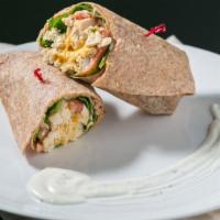 Grilled Chicken Wrap · Lettuce, tomato and light mayo.