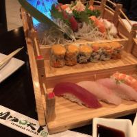 Sushi and Sashimi Lunch Entree · 