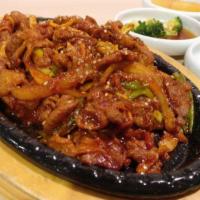 Spicy Pork Bulgogi Dinner · 