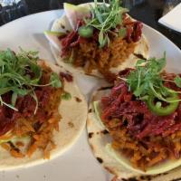 Pulled Carrot Tacos · 