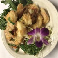 Crispy Dry Sauteed Shrimp · 