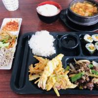 Bulgogi Beef Korean BBQ Plate · 