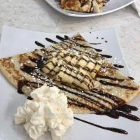 Nutella Crepe · Filled with nutella.