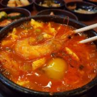 Kimchi Soft Tofu Soup · 