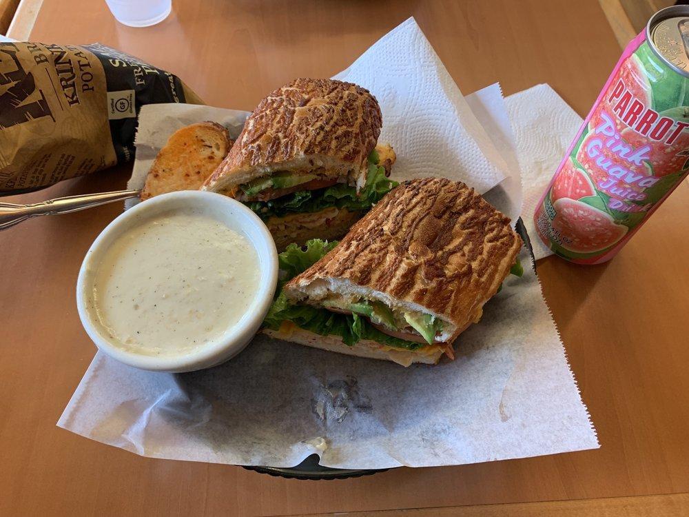 Crab Melt · Imitation snow crab salad, avocado, American cheese and Lou's special sauce on a Dutch crunch roll. Includes lettuce, tomatoes, red onions, pickles and jalapeno spread.