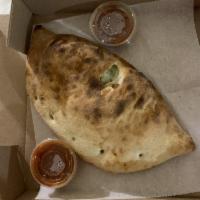 Feta and Spinach Calzone · 