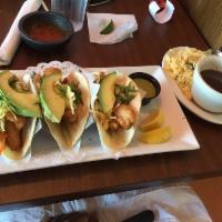 3 Baja Fish Tacos · 