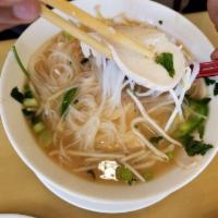 Steamed Chicken Noodle Soup · 