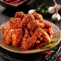 Garlic Spicy Chicken · Sweet and spicy chicken perfect for garlic lovers. Spicy.