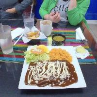 Mole Enchiladas · 
