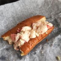 New England Style Lobster Roll Sandwich · Served with chips or salad