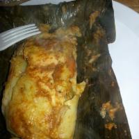 Tamales · Red pork and green chicken sauce only.

