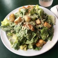 Caesar Salad · Romaine lettuce, croutons, and fresh Parmesan cheese with home made Caesar dressing on the s...