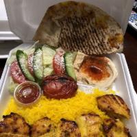 Chicken Kabob Plate · 